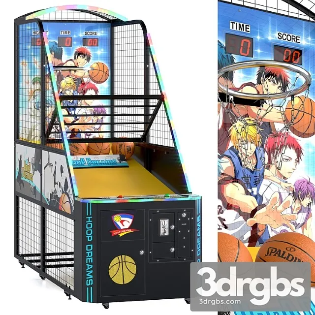 Basketball Slot Machine Hoop Dreams Ball 3D Model Free