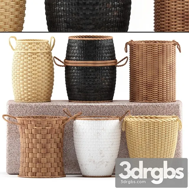 Baskets 01 3D Model Free