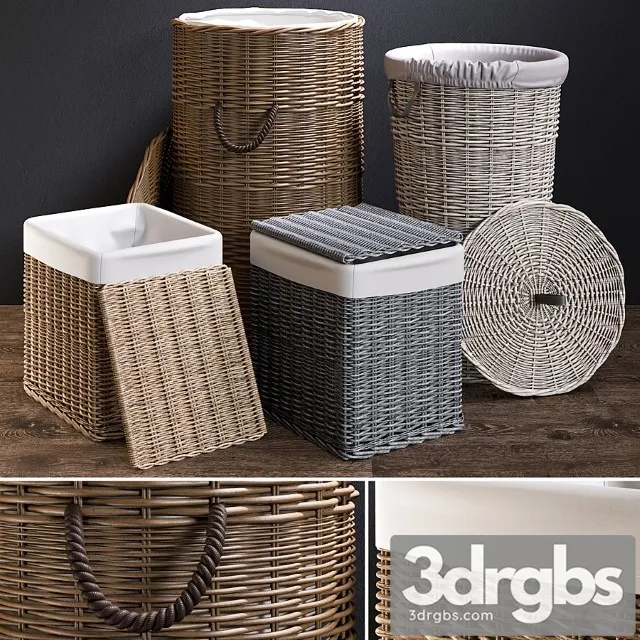 Baskets 1 3D Model Free