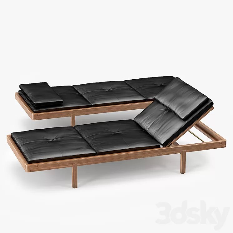 Bassam Fellows Daybed 3D Model