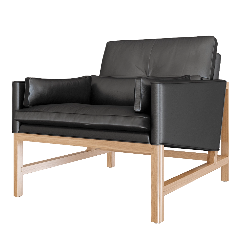 BassamFellows - Lounge chair CB-50 low back 3D Model