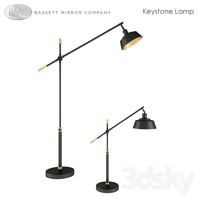 Bassett Mirror Keystone Lamp 3D Model