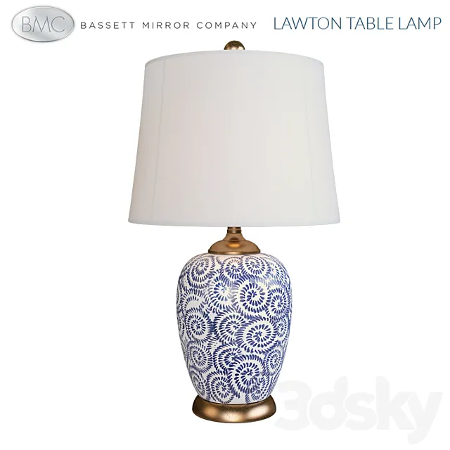 Bassett Mirror Lawton Table Lamp 3D Model