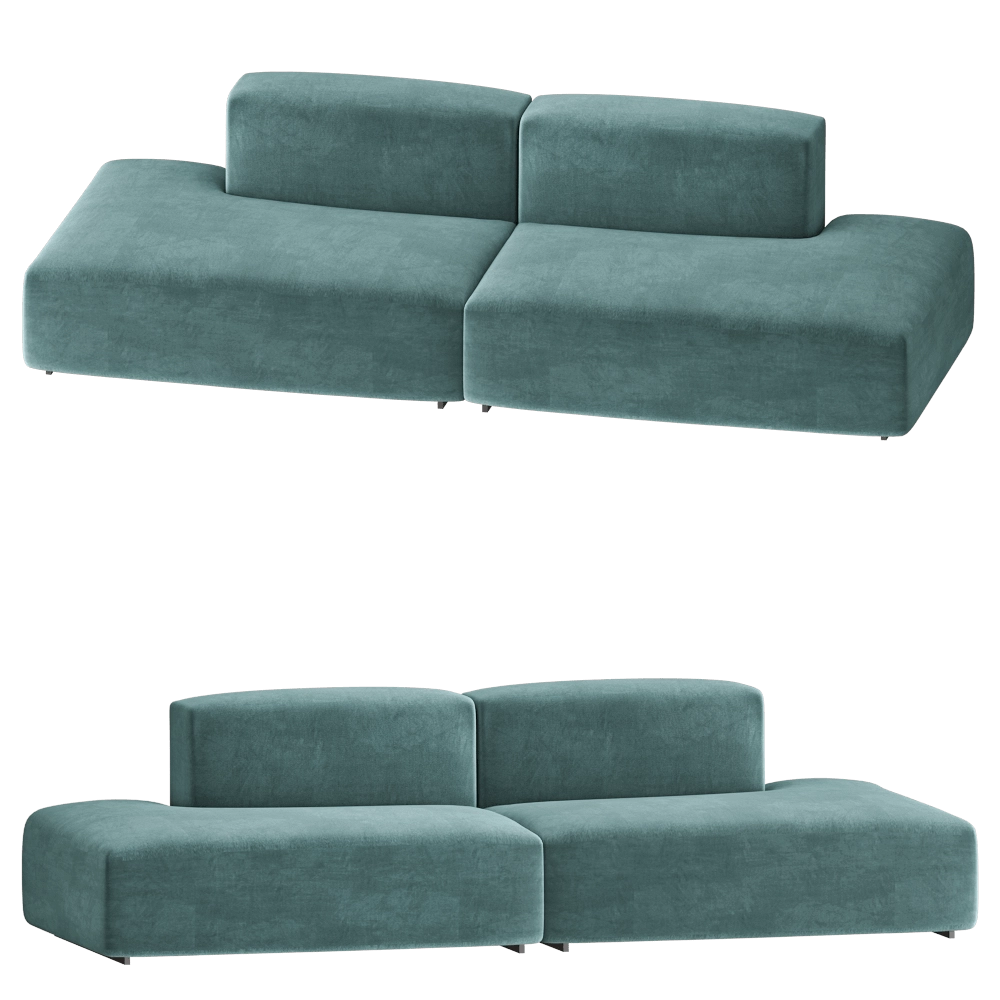 BASTA - Sofa Cubi Studio Open Ends 3D Model