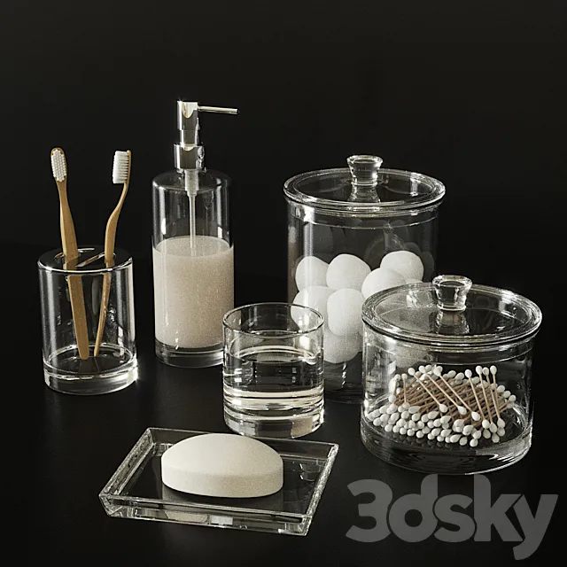Bath accessories by Macy 3D Model