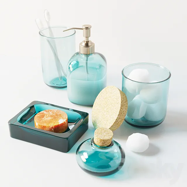 Bath accessories Moroshka Naturel 3D Model