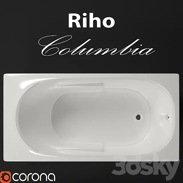 Bath Acrylic Riho Columbia 3D Model