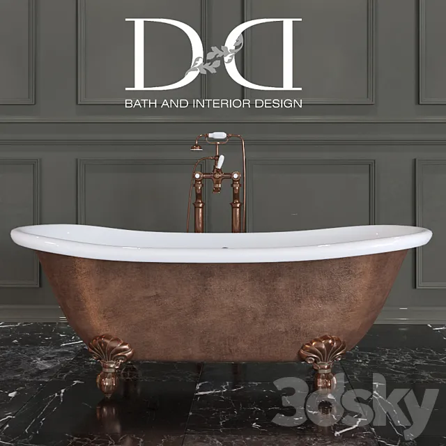 Bath Admiral Copper Effect 3DModel