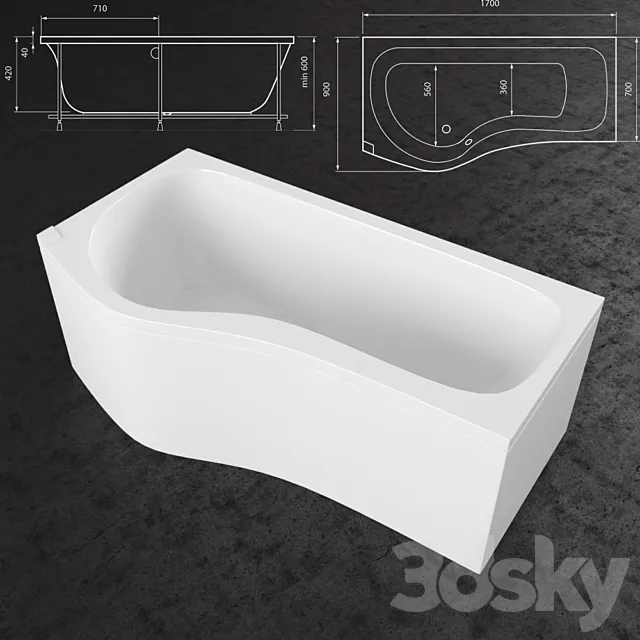 Bath Caprio 3D Model