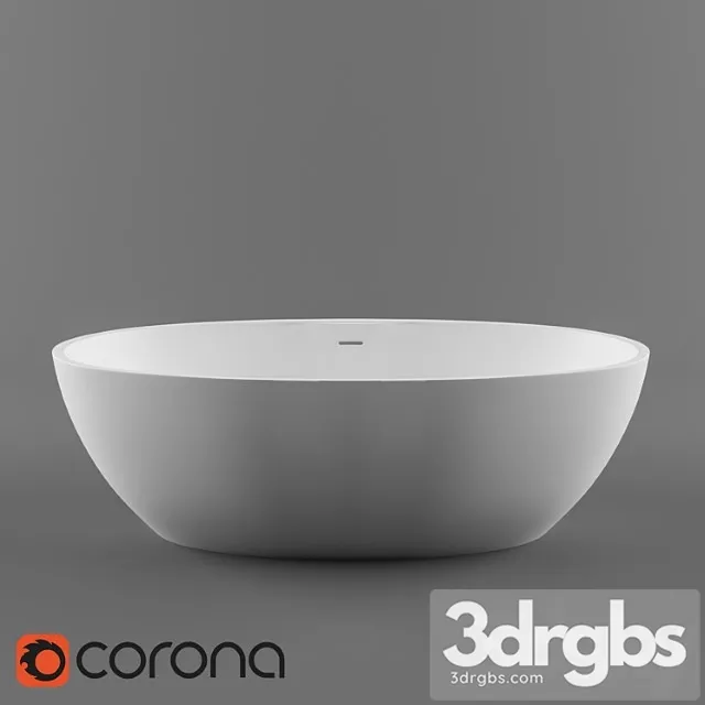 Bath Coco Blu Stone BT0304N17 3D Model Free