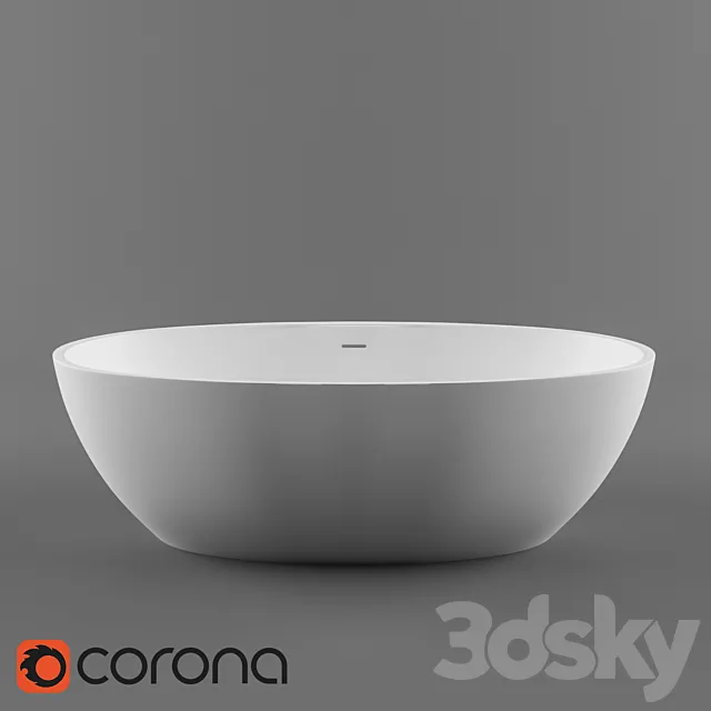 Bath coco Blu-Stone BT0304N17 3D Model