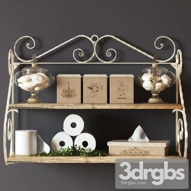 Bath Decor 02 3D Model Free