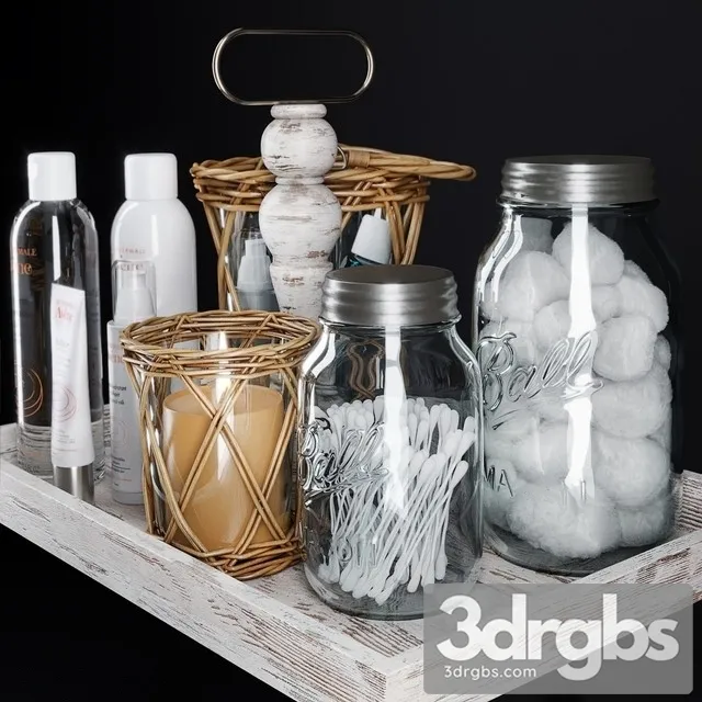 Bath Decor 3D Model Free