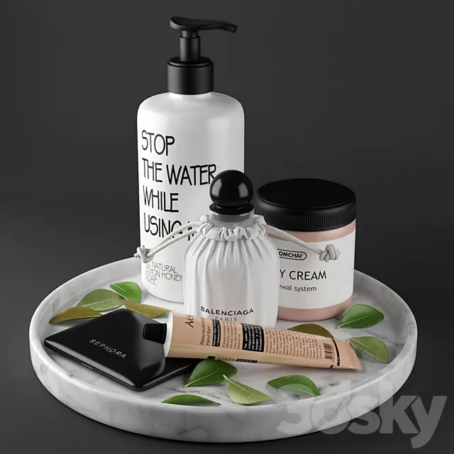 Bath Decorative Set 3DModel