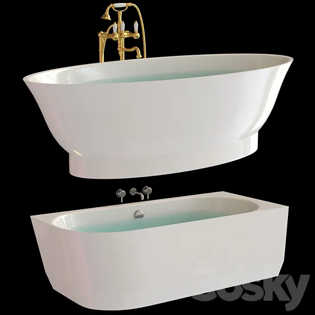 Bath Laufen set 3D Model