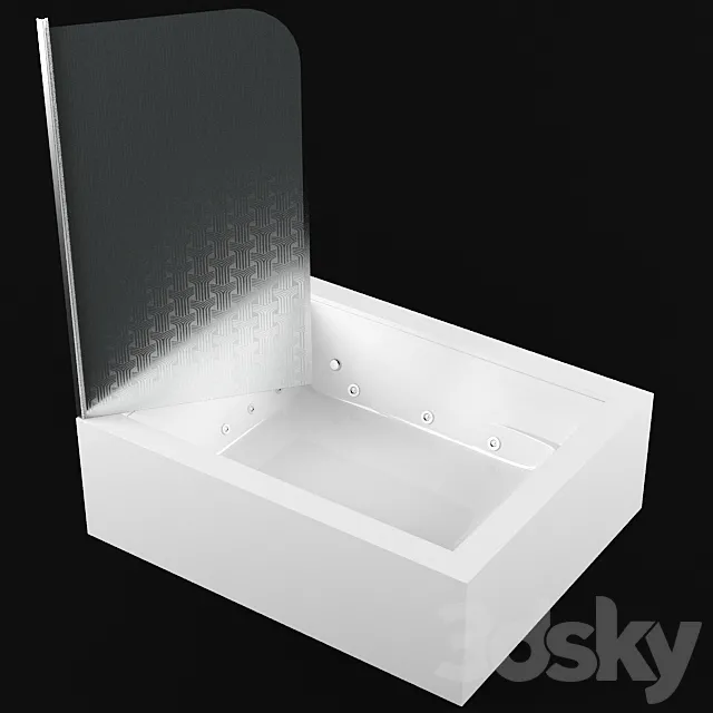 Bath on an individual project 3D Model