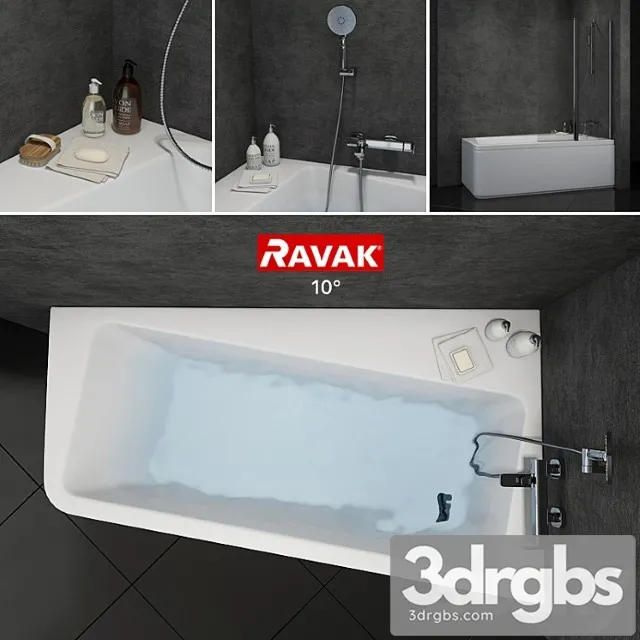 Bath Ravak 10 3D Model Free