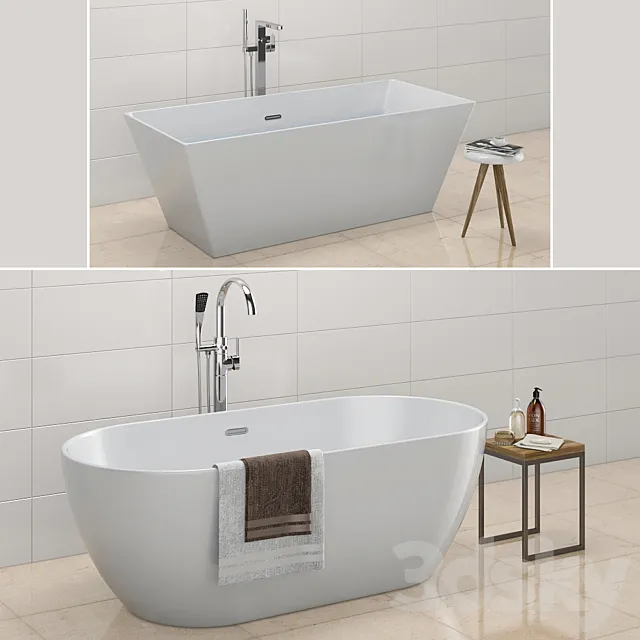Bath RAVAK | Freedom 3D Model