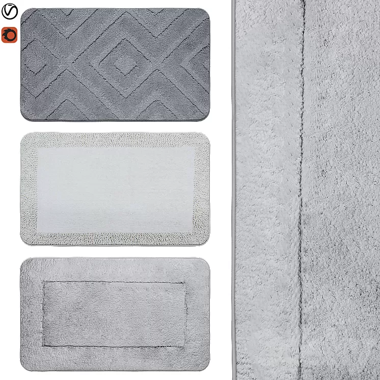 bath rugs | 07 3D Model