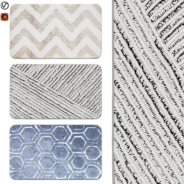 bath rugs | 09 3DModel