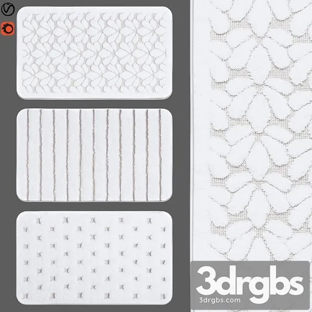 Bath Rugs 21 3D Model Free