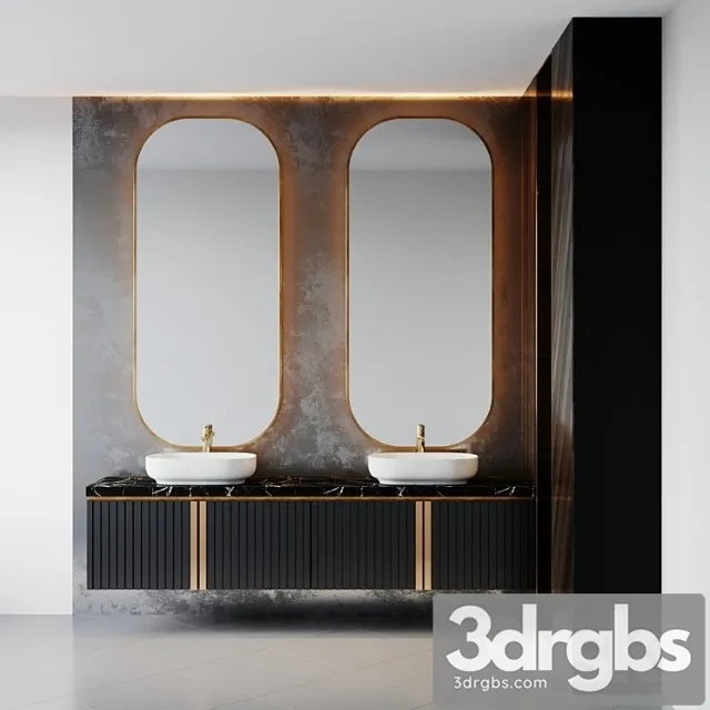 Bath set 11 3D Model Free