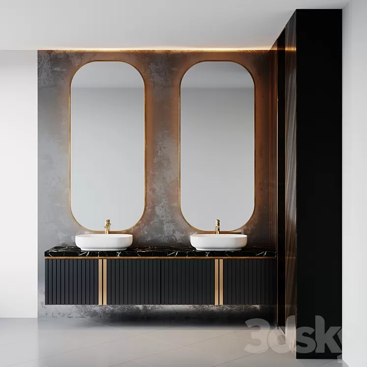 bath set 11 3D Model