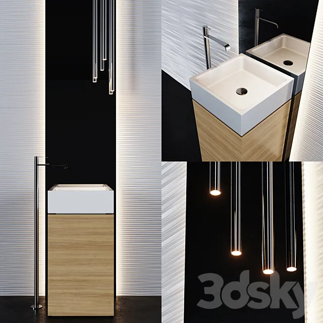 Bath set 2 3DModel