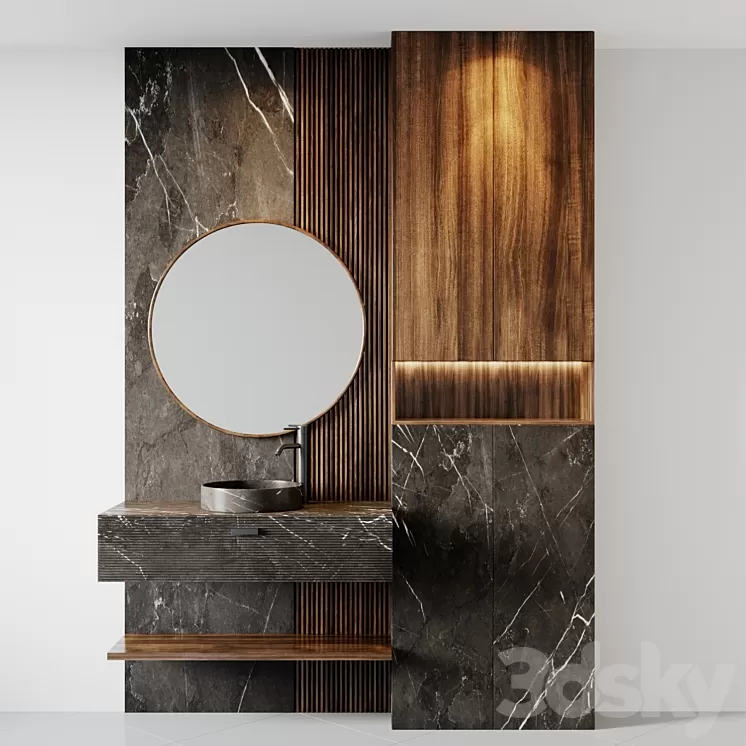 bath set 25 3D Model