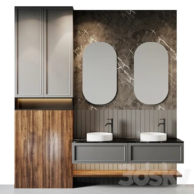 bath set 29 3D Model