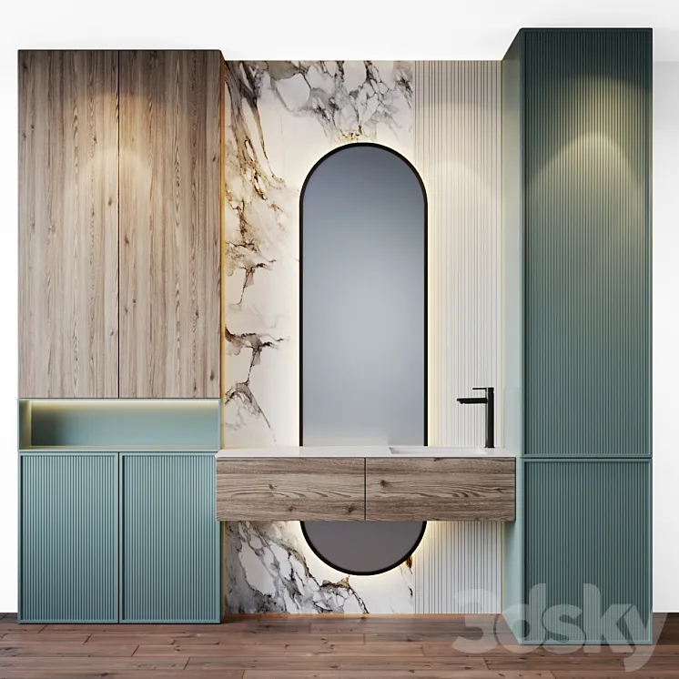 bath set 31 3D Model Free