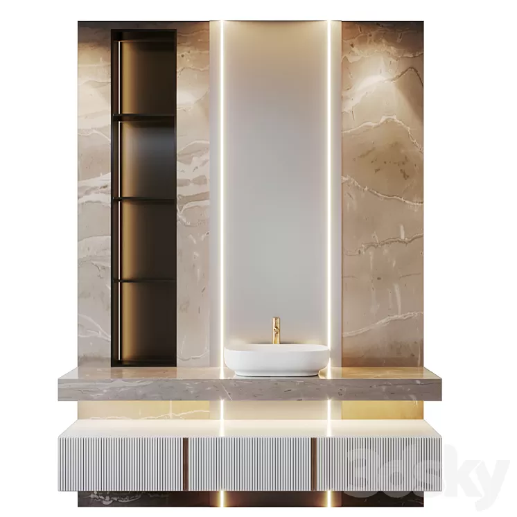 bath set 32 3D Model