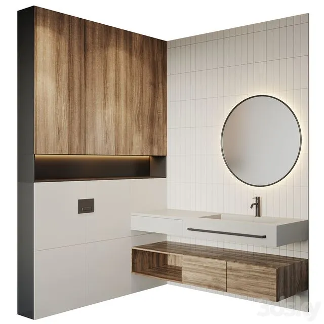 bath set 38 3D Model
