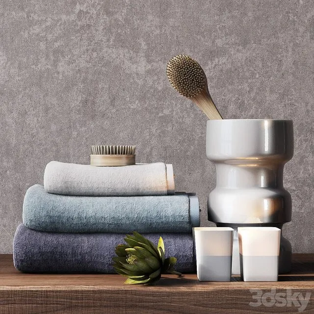 Bath Set 3D Model