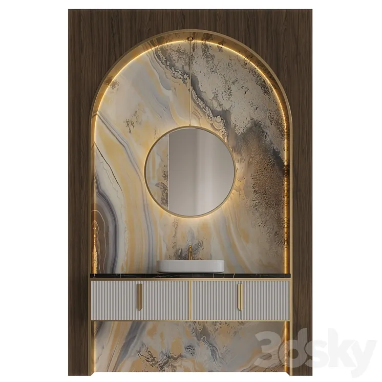 Bath Set 6 3D Model Free