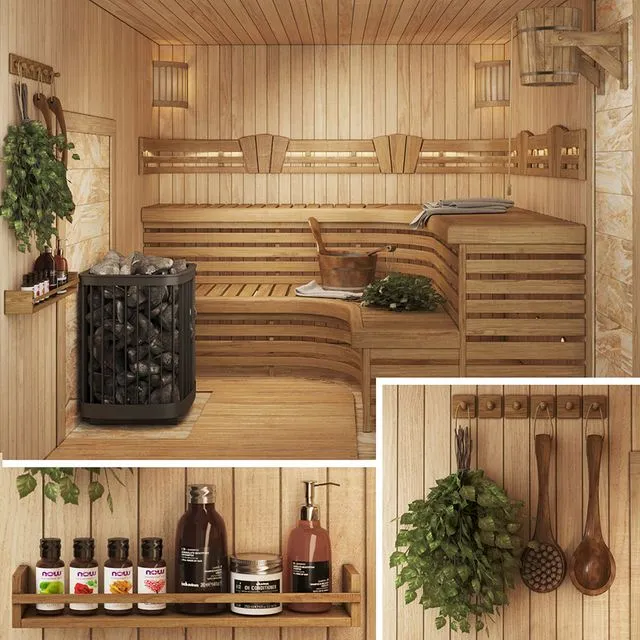 Bath set bathhouse 3D Model