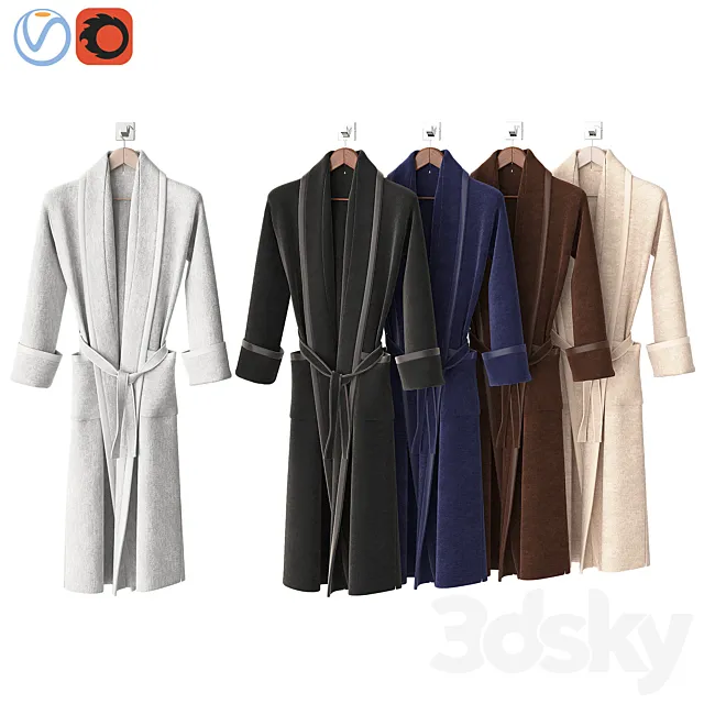 Bathrobe colors 3DModel