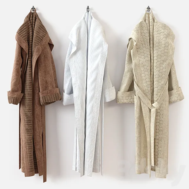 Bathrobe m01-2 3DModel