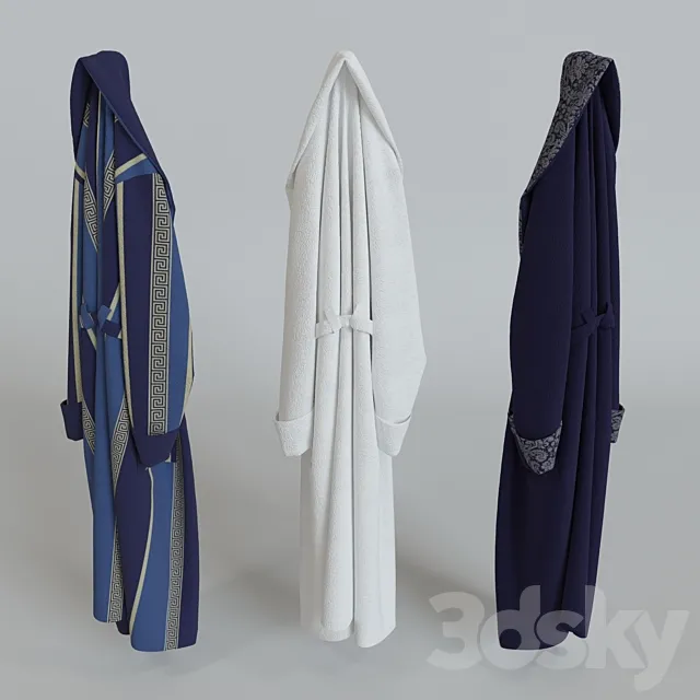 Bathrobe on the hook 3DModel