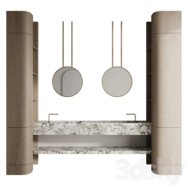 Bathroom 001 3D Model