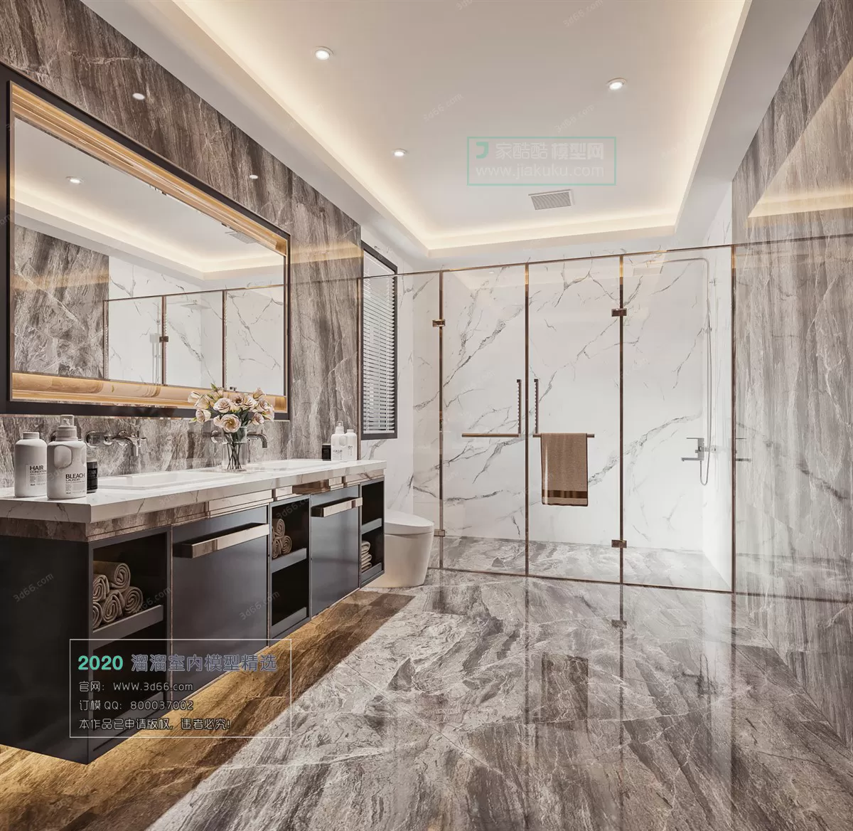 BATHROOM - 3D MODELS - MODERN STYLE