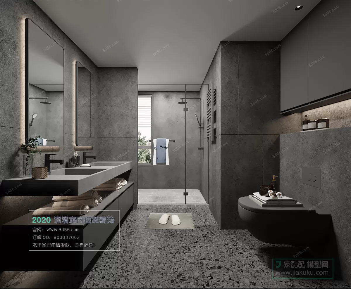 BATHROOM - 3D MODELS - MODERN STYLE