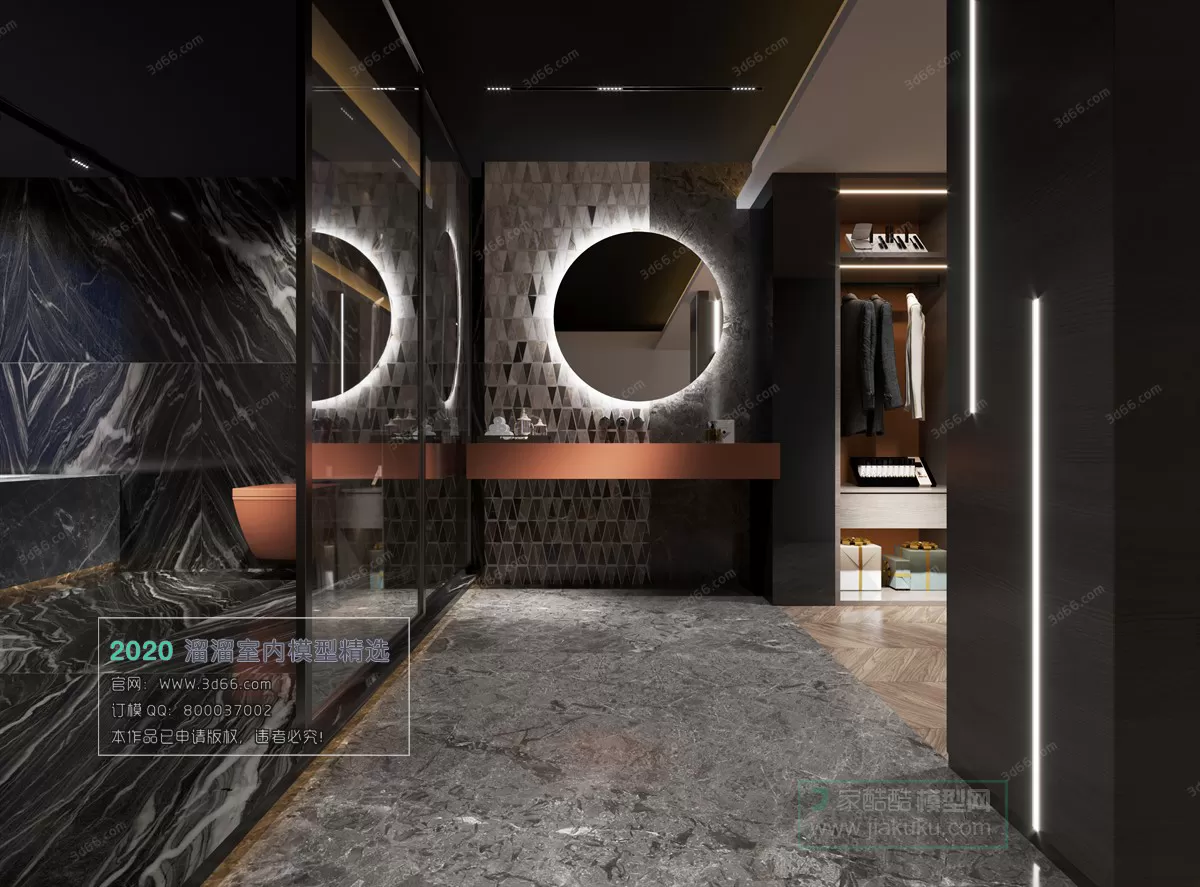 BATHROOM - 3D MODELS - MODERN STYLE