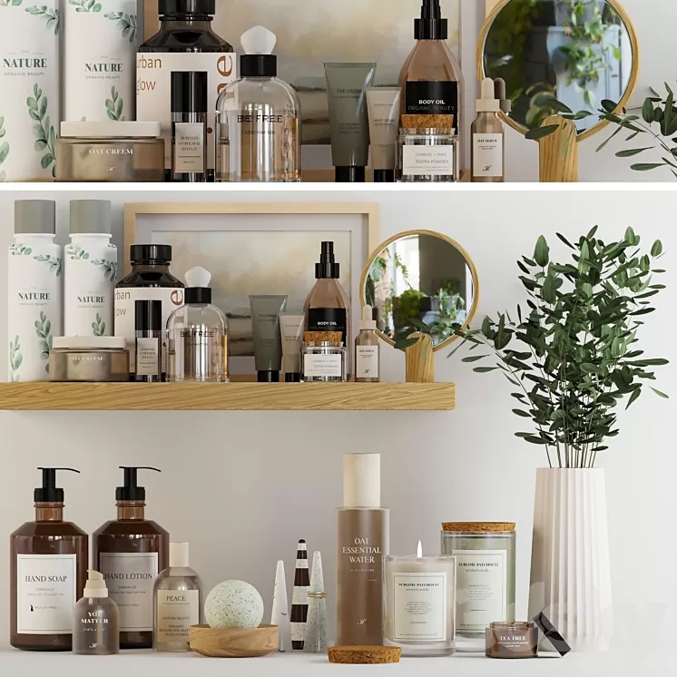 Bathroom accessories 0001 3D Model Free