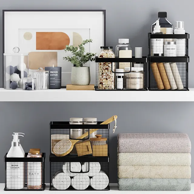 Bathroom accessories 0002 3D Model