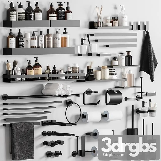 Bathroom Accessories 026 3D Model Free