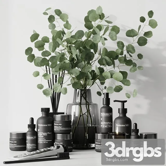 Bathroom Accessories 03 2 3D Model Free