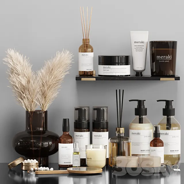 bathroom accessories 03 3D Model