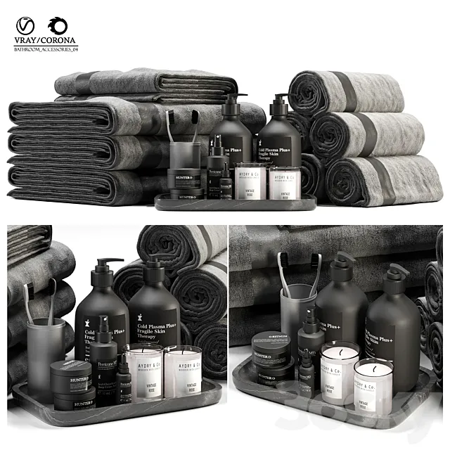 Bathroom Accessories 04 3D Model