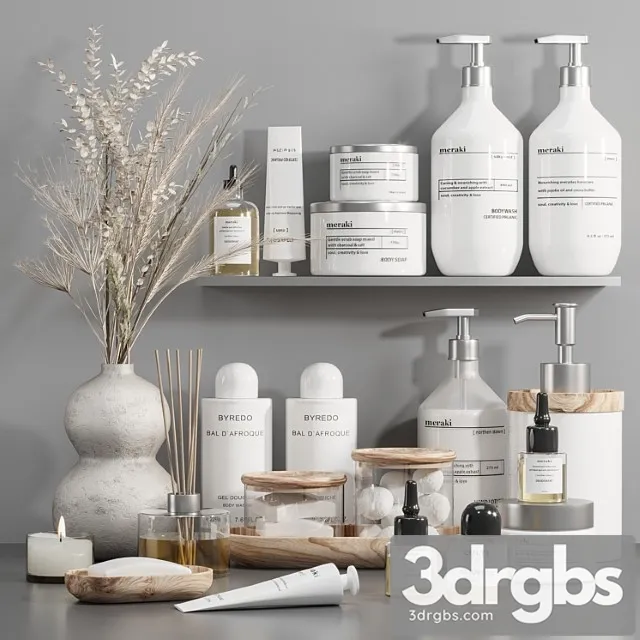 Bathroom Accessories 05 3D Model Free